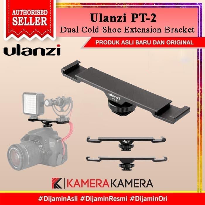 Jual ULANZI PT-2 DUAL COLD SHOE EXTENSION BRACKET FOR DSLR SMARTPHONE - View #9