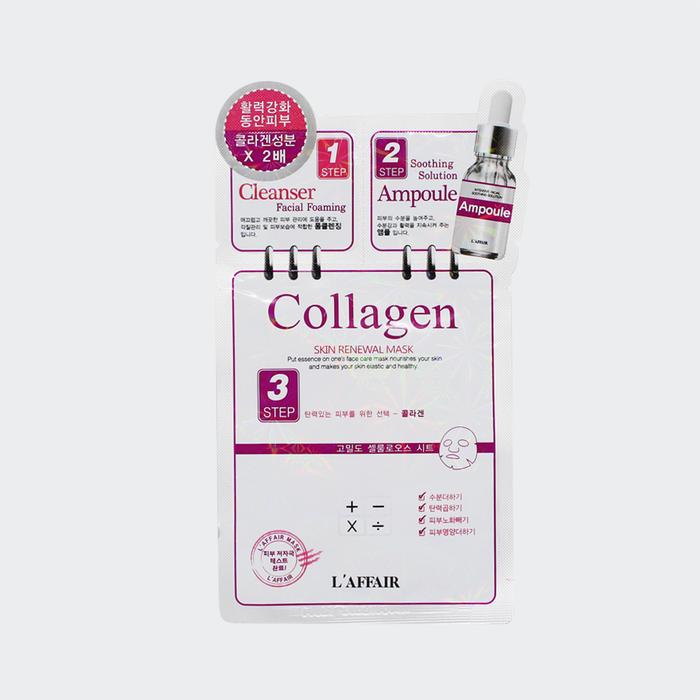 Gambar L'affair 3 STEP Face Mask Collagen dari Leivy Naturally Indonesia undefined Tokopedia