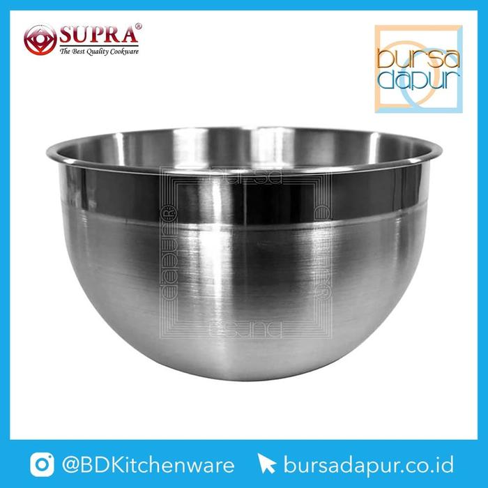 Gambar Supra Stainless Steel Mixing Bowl 25 cm - 6 pcs dari Bursa Dapur Mall undefined Tokopedia