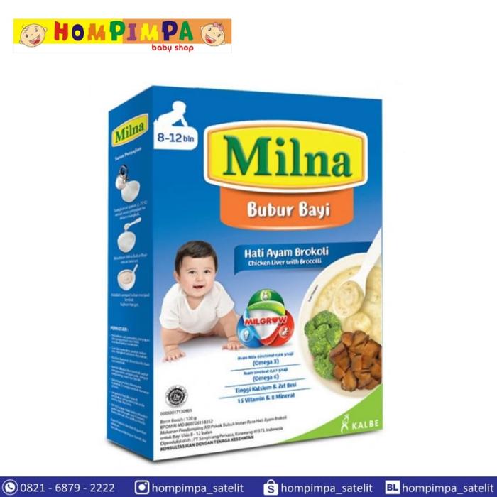 Gambar Milna Bubur Hati Ayam Brokoli dari Hompimpa_Satelit undefined Tokopedia