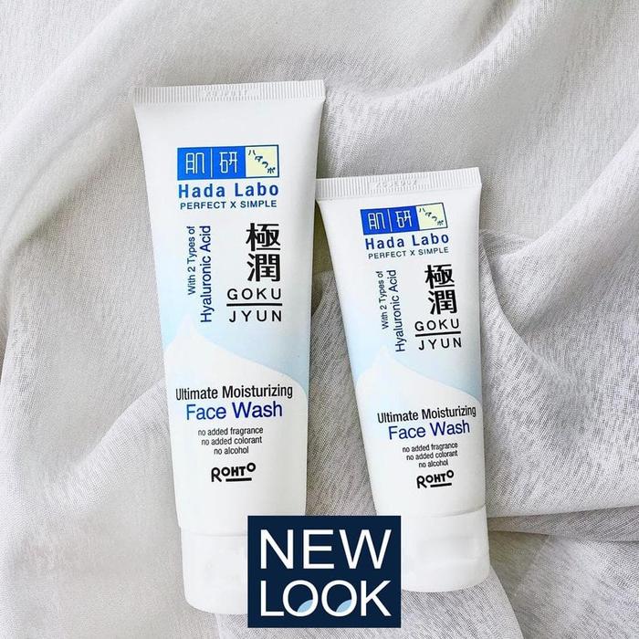 hada labo face wash ultimate moisturizing