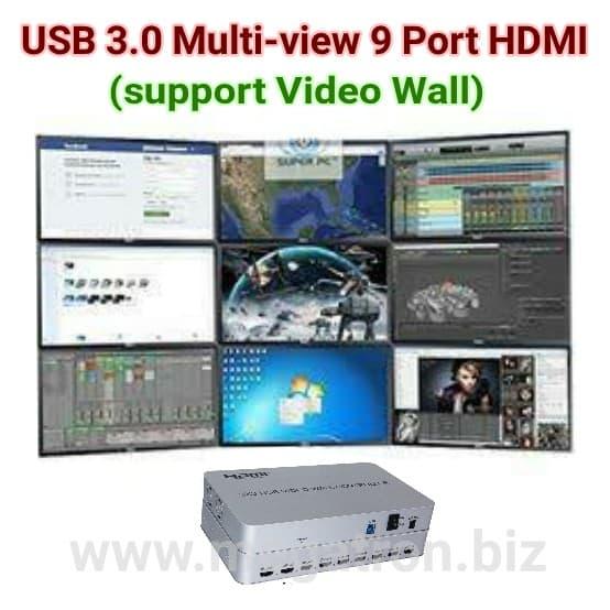 Jual USB 3.0 Multiview 9 HDMI Output 
