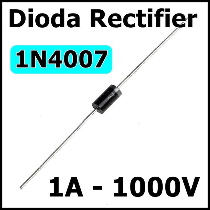20 Diodi Raddrizzatore 1N4007 1A 1000V DO-41 - Per Elettronica, Senza Piombo, Confezione Da 20 Pezzi