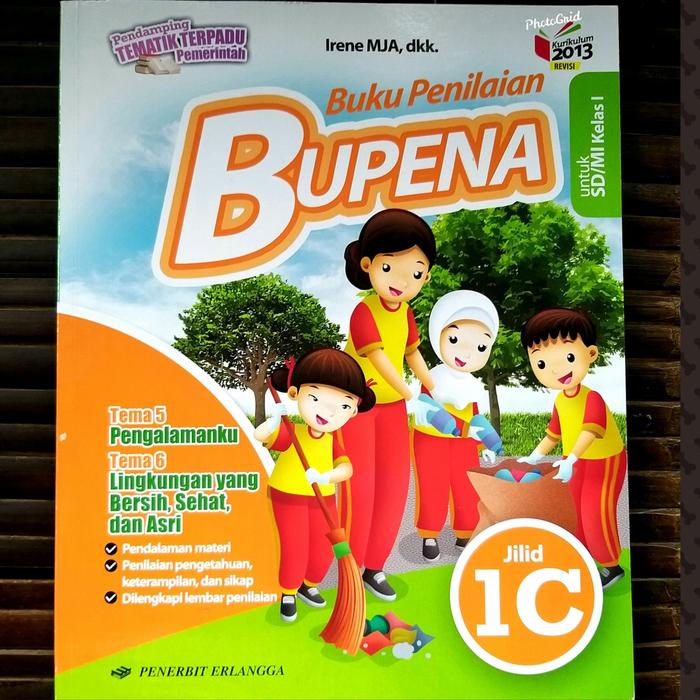 Jual Buku Bupena 1c Sd Mi Penilaian Autentik Kurikulum 2013 Erlangga Kota Bekasi Family Saputra Tokopedia