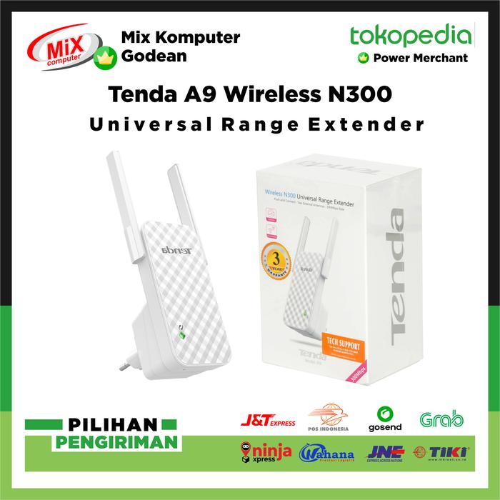 Tenda Wireless N300 Universal Range Extender Repetidor Tenda A9