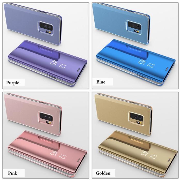 Mirror Flip Flip Cover For Samsung A10s ALLNEEDS Flip Cover For