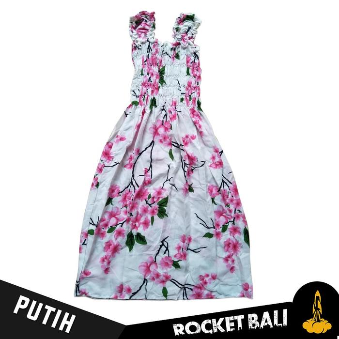 Gambar Dress Anak Kecil - Dress Anak Lucu - Dress Anak Tanpa Lengan Khas Bali - Putih, S dari Rocket Bali undefined Tokopedia
