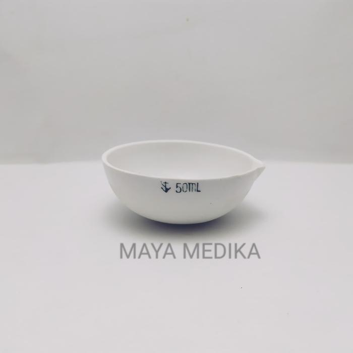 Gambar Cawan Porselen / Ms / 50 ml Cawan Penguap dari Maya Medika undefined Tokopedia