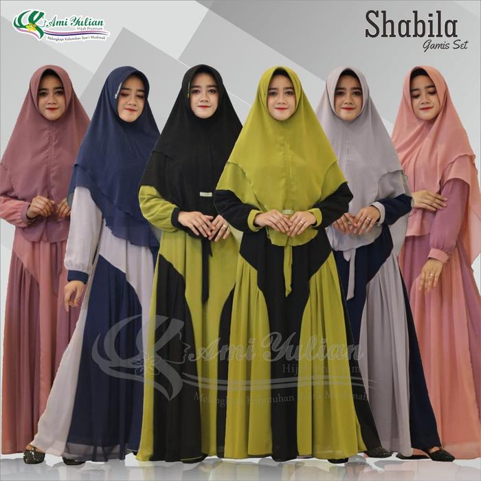 Gambar shabila syar'i wanita ORI by Ami Yuliani fashion solo recommended - Putih, M dari izza collections undefined Tokopedia