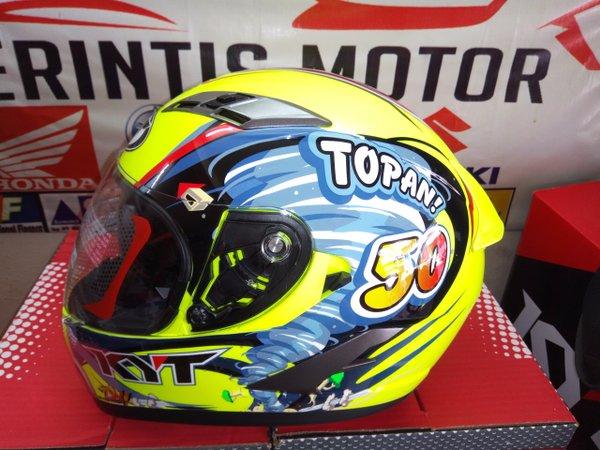 Gambar Helm KYT VENDETTA II PEMBALAP TOPAN World Class Helmet dari rofiiqstore undefined Tokopedia