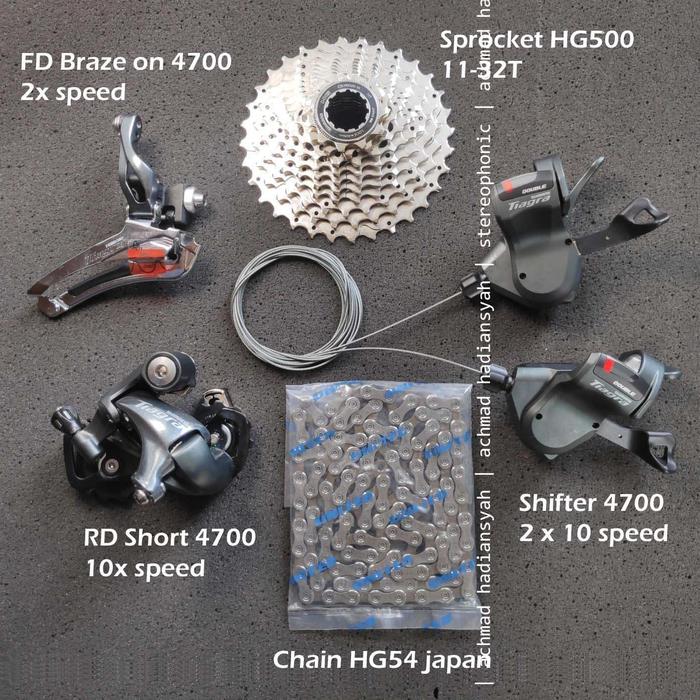 Mini deals groupset tiagra