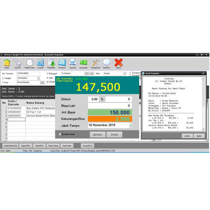 Gambar Software Bengkel Pro | Program Bengkel Service & Spare Part | Original dari MarketAplikasi_NEW undefined Tokopedia