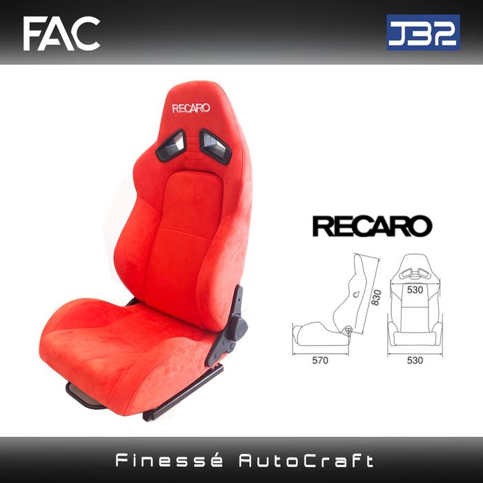 Gambar Rep. Recaro SR-7 Import Quality! - Merah dari Finesse Autocraft undefined Tokopedia