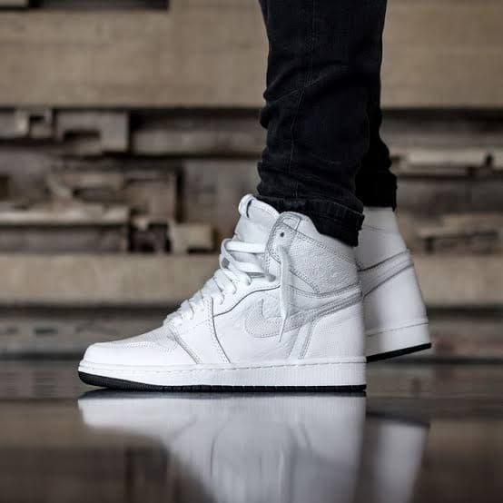 HOT Air Jordan Retro High Og White Perforated Air Jordan Retro