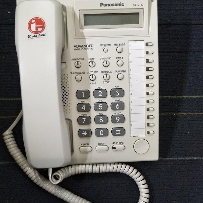 Gambar KX-T7730 Key Telephone Panasonic - Second - Putih dari PANAJAYA TELINDO undefined Tokopedia