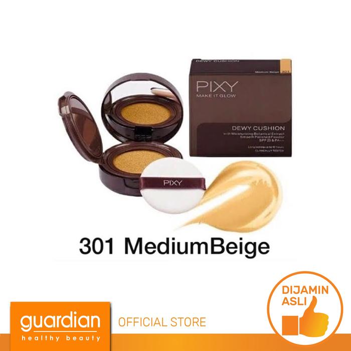 Gambar Pixy Make It Glow - Dewy Cushion 301 - Medium Beige dari Guardian Official Store undefined Tokopedia