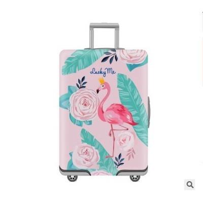 Gambar [SIZE M] [22-25 inch] Elastic Luggage Cover / Sarung Koper Elastis - Flamingo Pink dari NidjiShop_NEW undefined Tokopedia