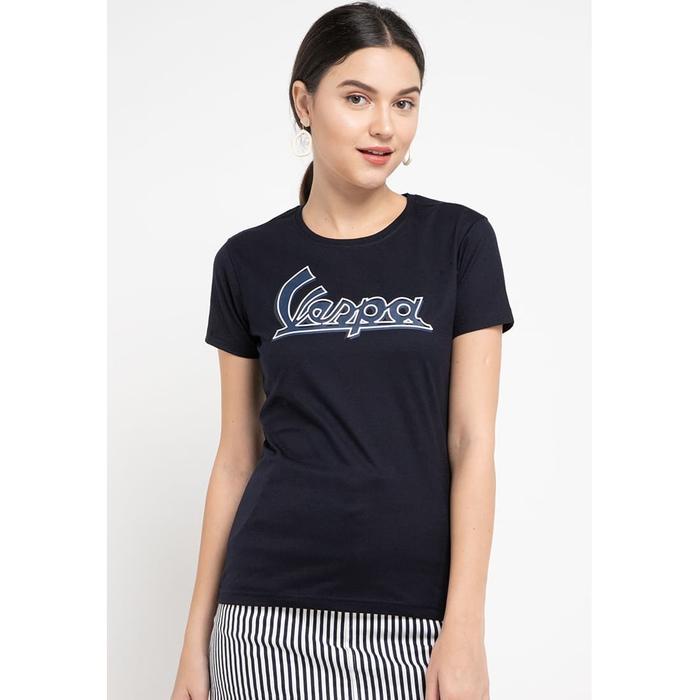 Gambar FILA X VESPA Baju Kaos Wanita Rimeo - Navy - XL dari FILA Official Store undefined Tokopedia