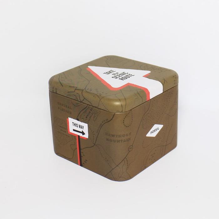 Jual Fossil Watch Box - Brown - Kota 