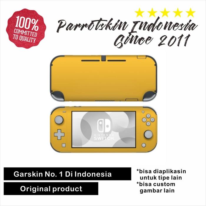 Garskin skin nintendo Switch lite yellow doff hypebeast di Parrotskin Id  Tokopedia
