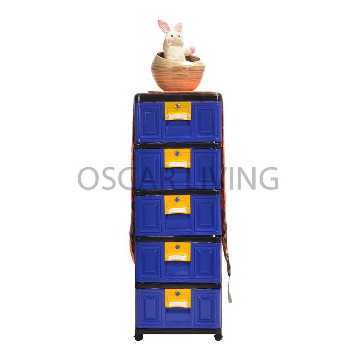 Gambar Lemari Plastik Napolly 5 Susun 5 Laci STB 500 - SALE - Biru dari oscarliving undefined Tokopedia