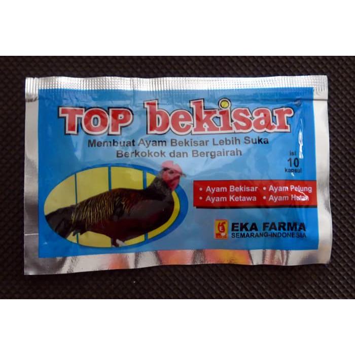 Jual Top Bekisar Isi 10 Kapsul Vitamin Ayam Bekisar Ayam Ketawa Ayam Kab Bojonegoro Aries Shopline Tokopedia