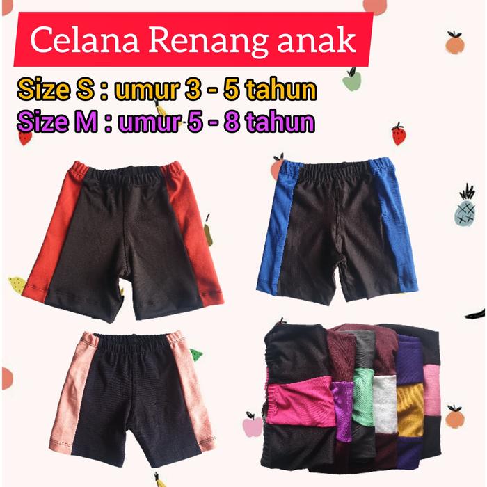 Gambar Celana Renang anak laki-laki dan anak perempuan umur 3 - 8 Tahun - 7-8 tahun dari DN Sportswear Official undefined Tokopedia