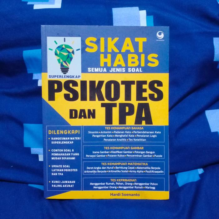 Jual Sikat Habis Semua Jenis Soal Psikotes Dan Tpa Kota Surabaya Zatayu Tokopedia