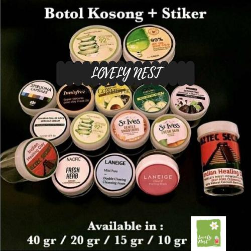 Jual Stiker Logo Label Pot Cream Kosmetik Stiker Jar 10gr Kota Yogyakarta Lovely Nest Tokopedia