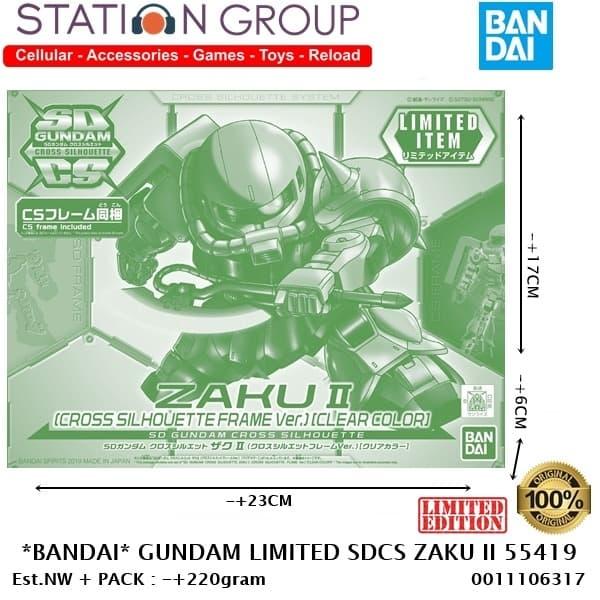 Gambar BANDAI GUNDAM LIMITED ITEM SDCS ZAKU II 55419 - GUNPLA MODEL KIT dari Station Group 2 undefined Tokopedia