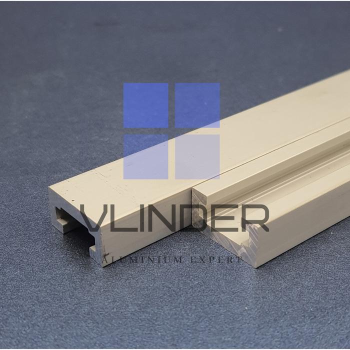 Gambar Aluminium Mini T-Track 19 mm for Miter, Router and Table Saw Jig - Silver, 10 cm dari Vlinder Aluminium undefined Tokopedia