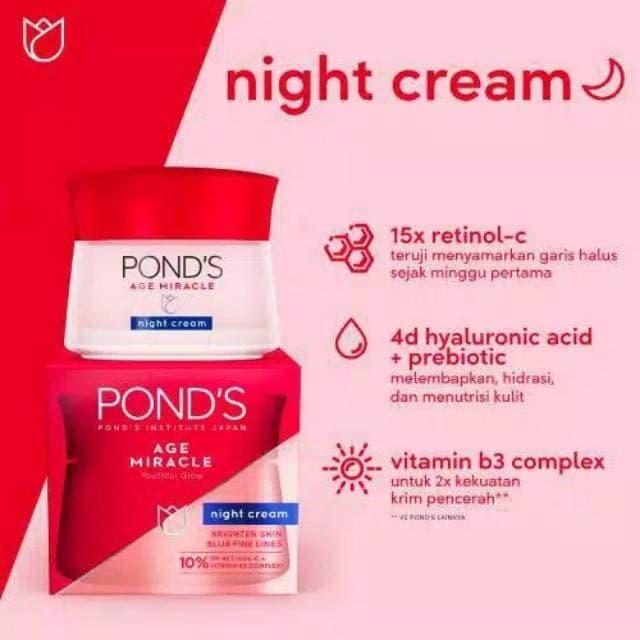 ponds age miracle whip night cream