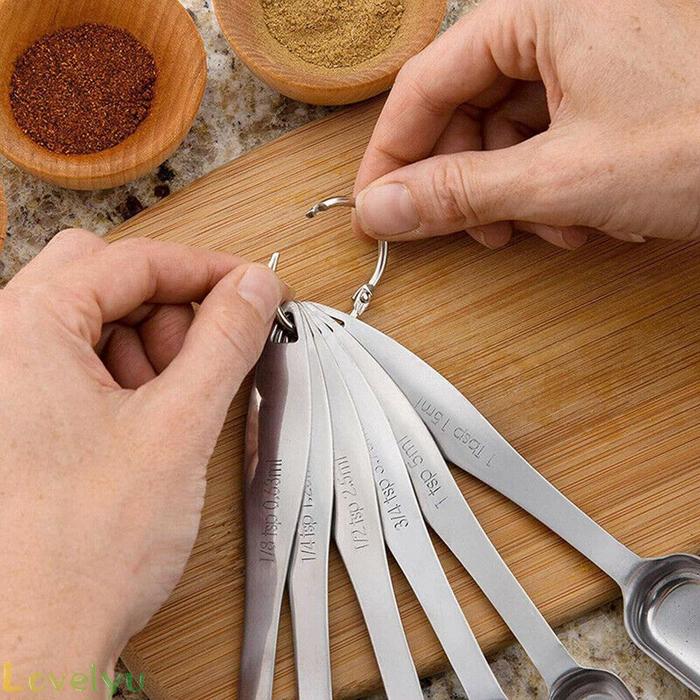 Gambar Tablespoon Measuring Spoons Camping Small Spice Sugar Oil Stainless dari KARNA STOR undefined Tokopedia