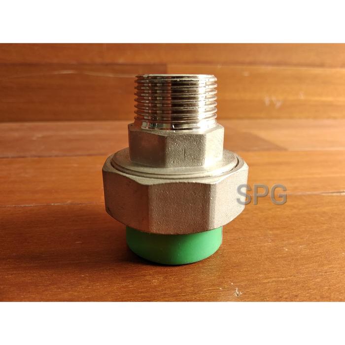 Jual Male Thread Union PPR 3/4 inch Watermur Sok Drat Luar Fitting PPR ...
