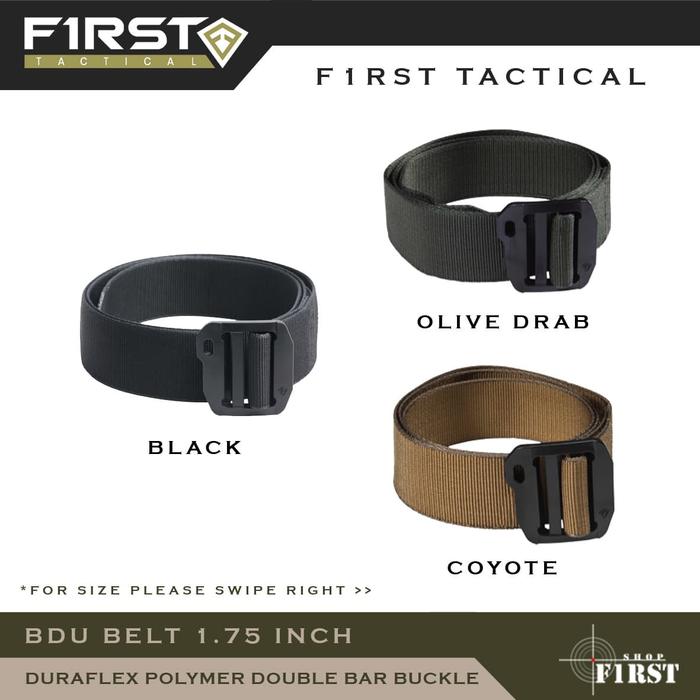 Jual FIRST TACTICAL BDU Belt inch Black Kota Surabaya