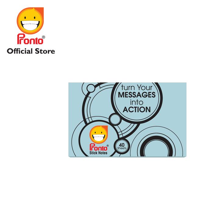Gambar Pronto Sticknotes Pastel (50 x 75 mm) - Biru dari Pronto Official Store undefined Tokopedia