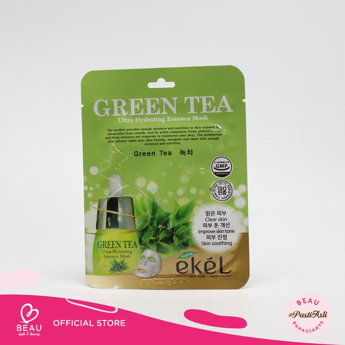Gambar Ekel Essence Mask Green Tea 25 ml dari BEAU Beauty Shop undefined Tokopedia
