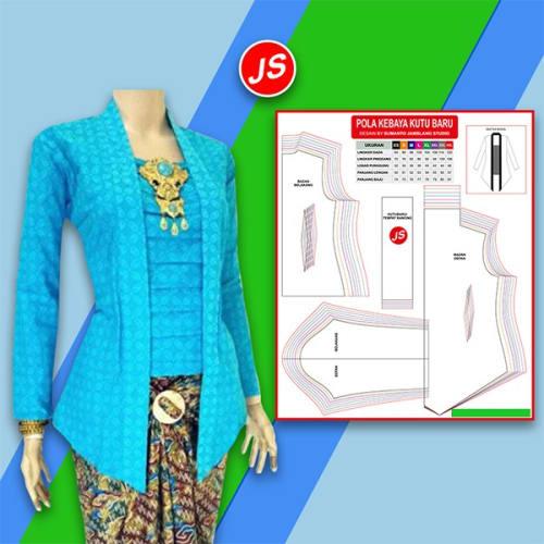Jual Pola Jiplak Kebaya Kutu Baru 8 In 1 Pola Baju Jamblang Studio Jakarta Selatan Kakrorob Tokopedia