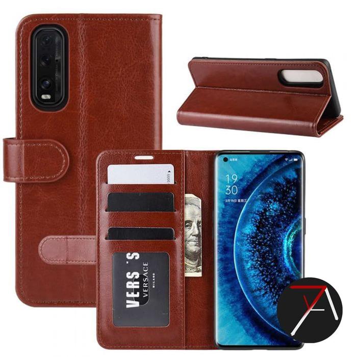 Gambar Oppo Find X2 FindX2 Flip Wallet Dompet Kulit Leather Cover Case Casing - Navy, Find X2 dari 17 Agustus Case undefined Tokopedia