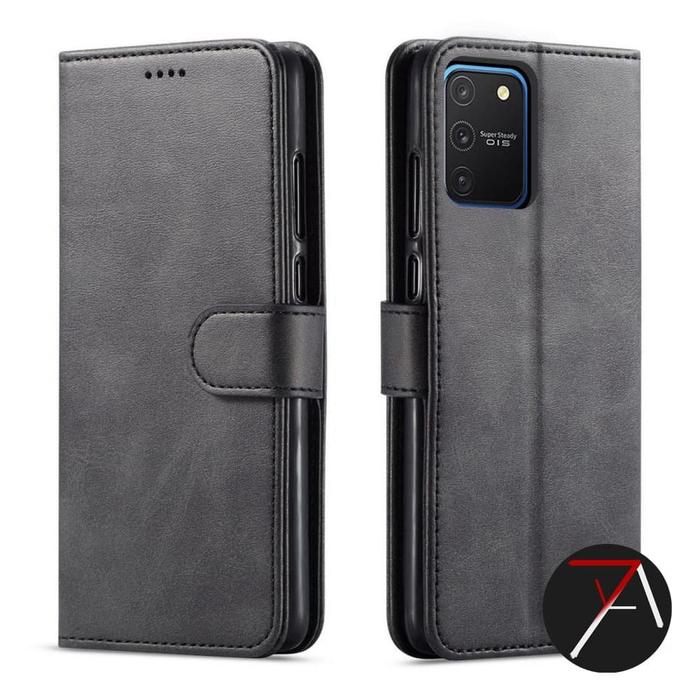Samsung S10 Lite S10Lite Flip Wallet Dompet Kulit Leather Cover Case  Navy, Samsung S10Lite