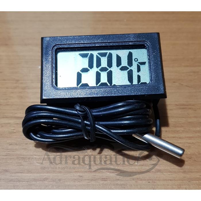 Gambar TPM-10 THERMOMETER AIR DIGITAL AQUARIUM KOLAM TERMOMETER PENGUKUR SUHU - Hitam dari ADRAQUATIC undefined Tokopedia