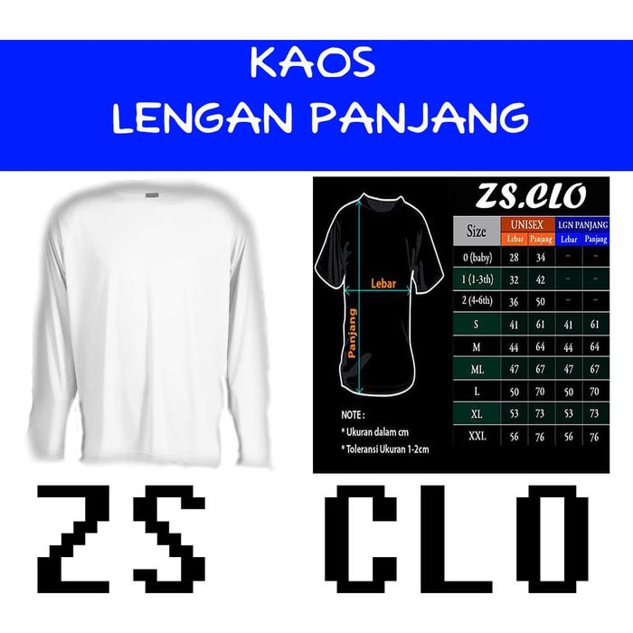 Gambar Penambahan Kaos Lengan Panjang - Pria dan Wanita dari ZS.clo undefined Tokopedia
