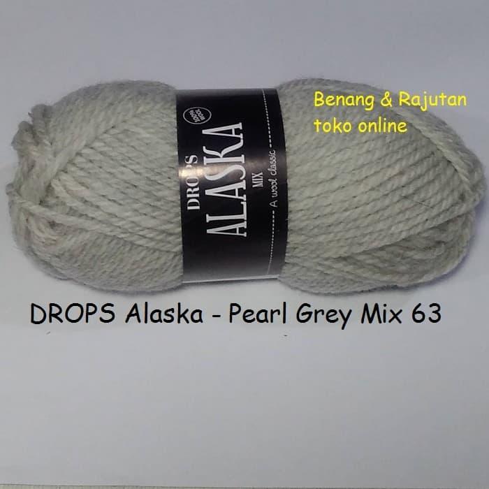 Jual Benang Rajut Import Wool Drops Alaska Pearl Grey Abu Abu Muda Woll Kota Bogor Benang Rajutan Tokopedia