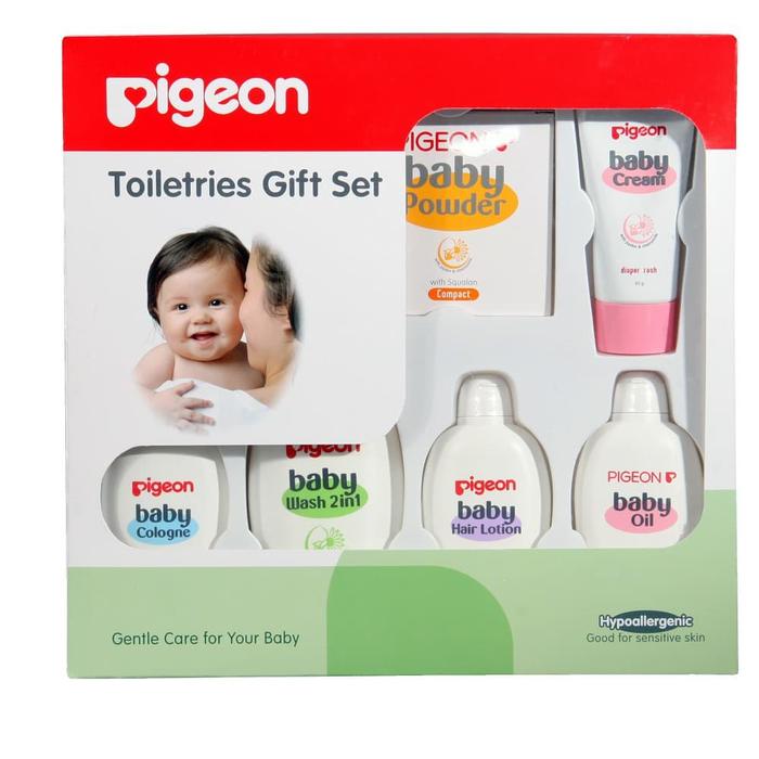 Gambar Pigeon Baby Gift Box/ Perlengkapan mandi Bayi pigeon baby dari Permai Babyshop undefined Tokopedia