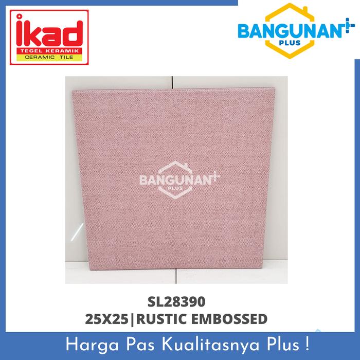 Gambar KERAMIK LANTAI KASAR UK 25X25 IKAD SL 22390 CREAM-ABU-PINK - Merah Muda dari Bangunan Plus undefined Tokopedia