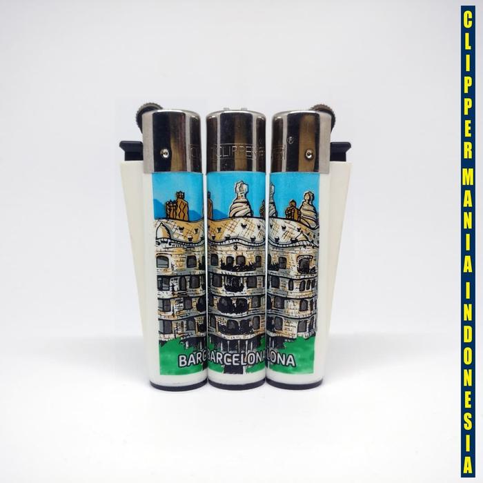 Gambar Clipper Lighter Casa Mila Barcelona (Korek Api) dari Clipper Mania undefined Tokopedia
