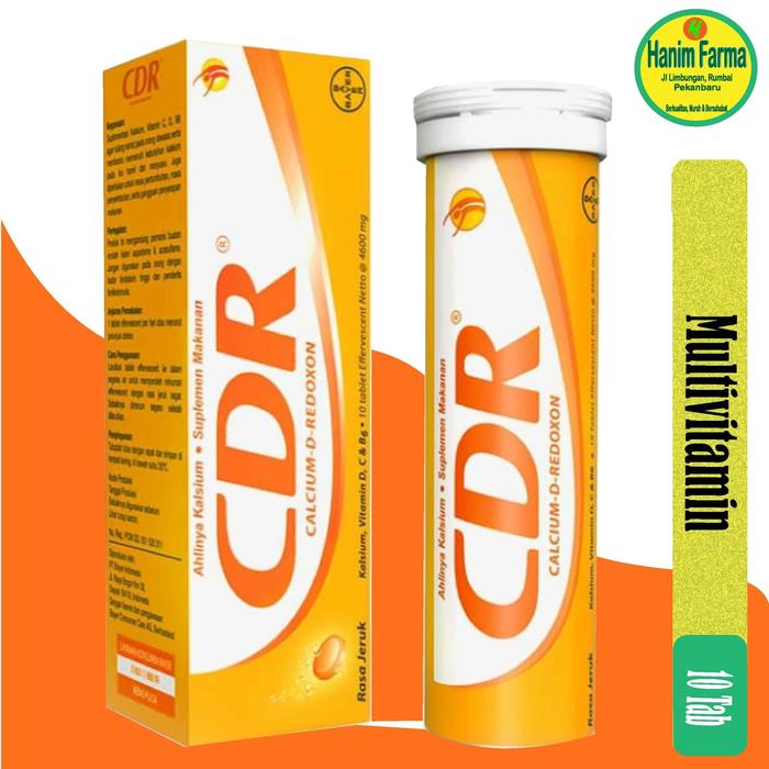 Gambar CDR Calcium D Redoxon, Multivitamin 10 tab dari HanimFarma undefined Tokopedia