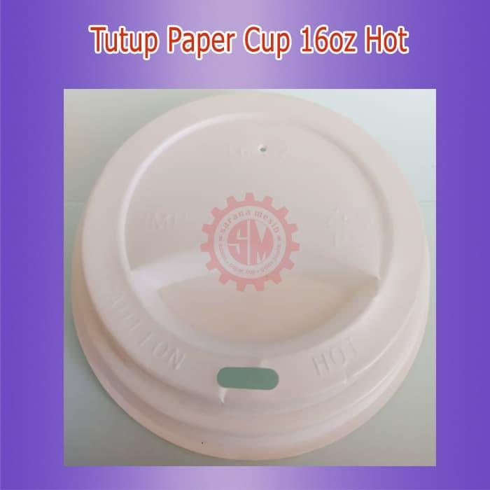 Jual Tutup / Lid Paper Cup Kopi/Teh/Susu 16 oz Hot - Kota Surabaya ...