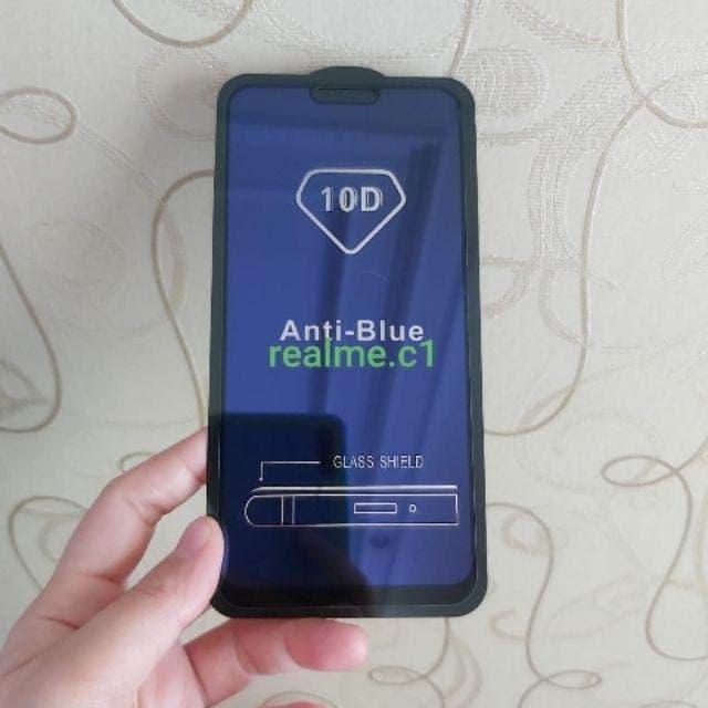 Jual TEMPERED GLASS OPPO REALME C2 C1 X2 PRO PRO PRO BLUE