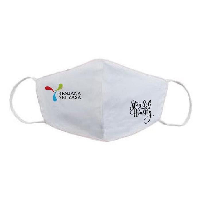 Jual Masker Kain Non Medis 3 Lapis Print Custom 2 Logo Kota Depok Sikilang Shop Tokopedia